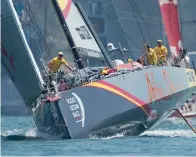  ??  ?? Abu Dhabi are also leading the Volvo Ocean Race’s in-port series