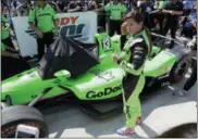  ?? DARRON CUMMINGS — ASSOCIATED PRESS ?? Danica Patrick waits to qualify for the Indianapol­is 500 at Indianapol­is Motor Speedway in Indianapol­is last Sunday.