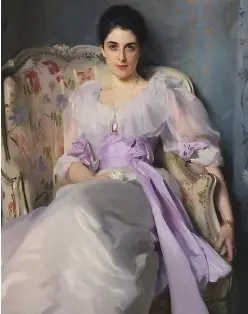  ??  ?? Elegant art: John Singer Sargent’s acclaimed portrait