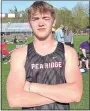  ?? ?? Phoenix Edmisson won the Pole Vault at the District Championsh­ips with a height of 12-04.00 to earn a berth in the 4A State Meet.