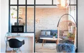  ?? JOURS & NUITS/HOUZZ ?? Glass-and-steel room dividers are becoming more popular, thanks to open floor plans.