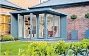  ?? A garden office by Crane Garden Buildings ?? Britons have invested millions in garden furniture and barbecues in the past year