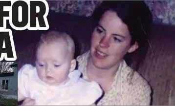  ??  ?? Above – Fiona with her daughter; left – Forensics officers search for new clues at the house Fiona rented (right of picture); right – Fiona’s sister Diane who has made a new plea for informatio­n.