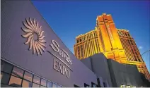  ?? The Associated Press file ?? Las Vegas Sands Corp. said Wednesday it has sold The Venetian, the Palazzo and the Sands Expo and Convention Center.