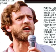  ??  ?? DEBT-RIDDEN: Jeremy Corbyn in the 1980s