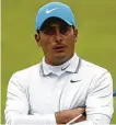  ?? Peter Morrison / Associated Press ?? Francesco Molinari is among the players adjusting to golf ’s new schedule in which the four majors were played once a month beginning in April.