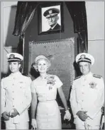  ?? Associated Press ?? MILITARY FAMILY McCain, left, with parents Roberta Wright McCain and John S. McCain Jr. in 1961.