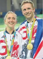  ??  ?? Olympic gold medallists Laura and Jason Kenny are in the GB squad.