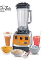  ??  ?? Kent’s Power Grinder & Blender helps in effortless grinding