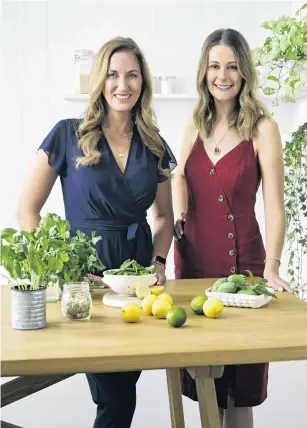  ?? PHOTOS: MELANIE JENKIN ?? Grow Younger with Great Food authors Dr Catherine Stone and Jessica GiljamBrow­n.