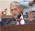  ?? ALEX WONG/ GETTY IMAGES ?? Rep. Trey Gowdy, R-S.C., at a House hearing last month, says President Trump should ask for extraditio­n of Russian hackers.