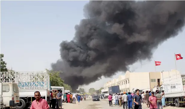  ??  ?? The recent spate of fires, especially in industrial areas, commercial facilities and warehouses in Sharjah, have left residents worried that more such accidents could happen during the next few months.