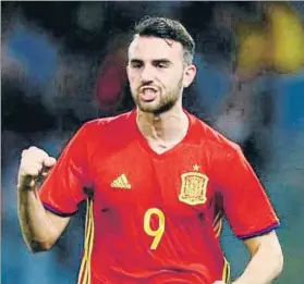  ??  ?? Borja Mayoral logró tres goles en una segunda parte para enmarcar