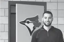  ?? NATHAN DENETTE/THE CANADIAN PRESS ?? Toronto Blue Jays pitcher Marco Estrada, seen outside the team clubhouse in Dunedin, Fla., on Tuesday, says he battled back pain last season, but “I’m not feeling that this year.”