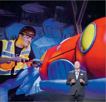  ?? Walt Disney Co. ?? BOB CHAPEK, shown in August, is a 27-year Disney veteran who brings a straightfo­rward managerial style and deep operationa­l experience across the company’s key businesses, including theme parks.