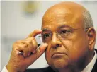  ?? Picture: ESA ALEXANDER ?? BLEAK PICTURE: Pravin Gordhan tells citizens to say ‘enough is enough’