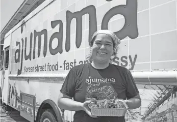  ?? TIM JOHNSON/ALIVE ?? Laura Lee, owner of the Ajumama food truck