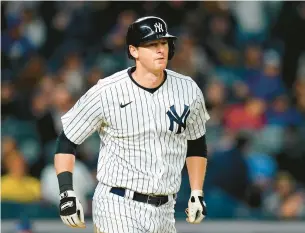  ?? FRANK FRANKLIN II/AP ?? Yankees’ DJ Lemahieu decided not to get offseason surgery on a couple of toes on his right foot, but says he’s healthy and ready to go.