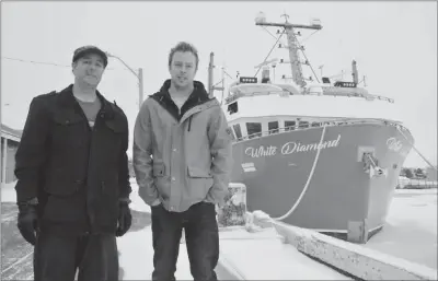  ?? COLIN MACLEAN/ JOURNAL PIONEER PHOTO ?? Capt. David MacIsaac and his son Capt. Daniel MacIsaac have overseen the conversion of the family fishing boat into an arctic research vessel.