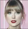  ??  ?? TAYLOR SWIFT: Said she had decided to restrict her appearance­s this year to festivals.