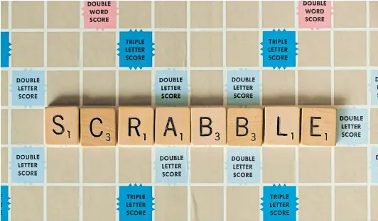  ?? Picture: 123rf ?? TOO FAR? In the US a list has already been put together of 238 words to be removed from the official Scrabble Dictionary.