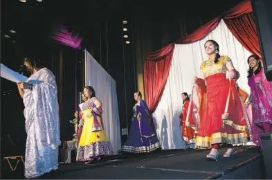  ?? Goldstein Photograph­y ?? A colorful fashion show is one of the highlights of the Pittsburgh South Asian Bridal Show.