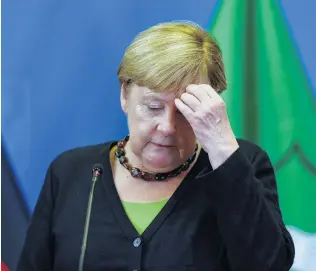  ?? PHOTO: REUTERS ?? German Chancellor Angela Merkel’s handling of Donald Trump and Vladimir Putin was widely admired.