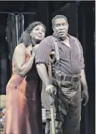  ?? Ken Howard / Met Opera ?? Angel Blue as Bess and Eric Owens as Porgy star in “Porgy and Bess” at 9 p.m. Friday on PBS.