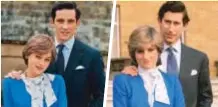  ??  ?? REEL VS REAL A snapshot from the life of the royal couple replicated in TheCrown season 4 (left)