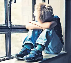  ??  ?? SUFFERING IN ISOLATION: Many children had no one to turn to during lockdown