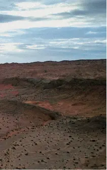  ??  ?? 位于青海省海西蒙古族­藏族自治州红崖地区的­模拟火星基地