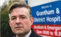  ??  ?? DAVID SILLITOE/THE GUARDIAN British Shadow Secretary of State for Health and Social Care Jonathan Ashworth