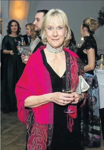  ?? Picture: Getty Images ?? Princess Olga Romanoff attends a gala dinner.