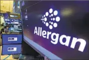  ?? Richard Drew Associated Press ?? ALLERGAN issued a worldwide recall of its Biocell breast implant, which has been linked to lymphoma.