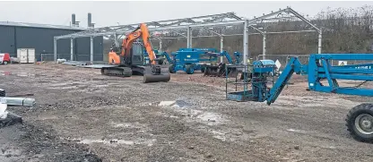  ??  ?? Work has begun at the Saltire Business Parks site at Old Craigie Road in Dundee.