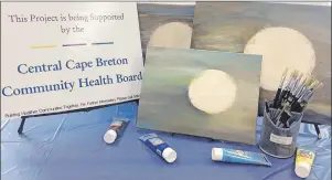  ??  ?? The Central Cape Breton Community Health Board offers a Peers in the Pier Art Therapy Program to people with hearing loss.