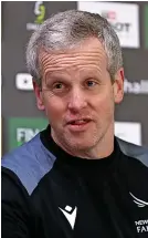 ?? Picture: Ryan Hiscott ?? Former Newcastle head coach Dave Walder