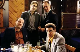  ??  ?? ‘It could be like The Simpsons’ … from left, James Gandolfini, Michael Imperioli, Tony Sirico and Steven Van Zandt in The Sopranos. Photograph: HBO/Everett/Rex Features