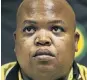  ??  ?? ANC Youth League president Collen Maine