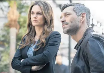  ?? David Bukach ABC ?? RACHEL BILSON and Eddie Cibrian costar as an actress and investigat­or working together on “Take Two.”