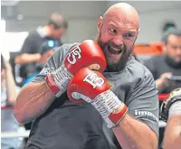  ??  ?? Tyson Fury fights in Los Angeles early next month