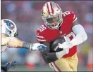  ?? NHAT V. MEYER — STAFF ARCHIVES ?? The 49ers have until March 14 to decide if they want to bring back running back Carlos Hyde or let him depart via free agency.