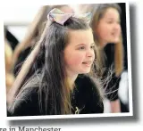  ??  ?? ●●Bamford Academy students performing at the Arndale Centre in Manchester