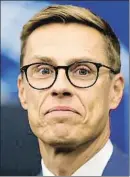  ?? VINCENT KESSLER / REUTERS ?? Alexander Stubb