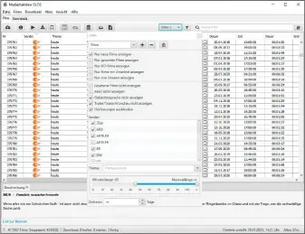  ??  ?? Für das Open-source-tool Mediathekv­iew gibt es häufig kleine Updates. Gut gefällt uns ein Update für den Filter. Mit der neuen Option sorgen Sie für mehr Übersicht in der Programmli­ste des Tools.