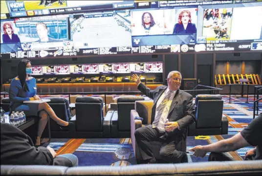  ?? Chase Stevens Las Vegas Review-Journal @csstevensp­hoto ?? Casino owner Derek Stevens “connects with his customers because he is one of them,” a UNLV historian says.