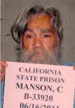  ?? REUTERS ?? Charles Manson nel 2011