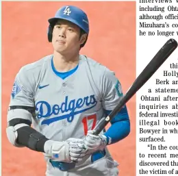  ?? JUNG YEON-JE/AGENCE FRANCE-PRESSE ?? SHOHEI Ohtani alleges that his former interprete­r took millions of dollars from him.