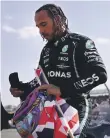  ??  ?? Lewis Hamilton won Sunday’s British GP at Silverston­e