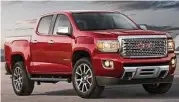  ??  ?? GMC Canyon Denali is named after the highest mountain in Alaska.